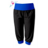 Be MaaMaa Športové 3/4 legíny CAPRI - čierne / tm.modrá Be MaaMaa 8596309104034