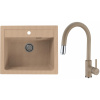 Set Alveus (dřez Atrox 30 Beige 55 + baterie Delos Beige 55) SETA22270