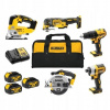 DeWalt DCK503M3 aku kombo sada DCD777+DCF787+DCS391+DCS355, 18V/3*4Ah, prep