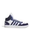 adidas Hoops 3.0 Mid Basketball Trainers Mens White/Dark Blue 6.5 (40)