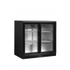 Minibar prosklené posuvné dveře, černá | TEFCOLD DB201S