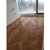 Dabex Dubová vrstvená parketa-vzor rybia kosť 11x100x500 standart triedenie, prírodný olej, kartáč, 4V hrana