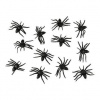 Dekorácia pavúky - Halloween - 6 cm - 12 ks