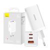 Nabíjačka Baseus GaN5 Pro 2xUSB-C + USB, 65W (biela) 26904