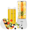 TEESA TSA3543 100 W biely mixér (Prenosný bezdrôtový mixér turistický sklenený pohár 450ml 100W Teesa)