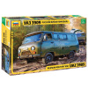 Zvezda Model Kit military 3644 - UAZ 3909 Russian Military Van (1:35)