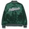 pánska bunda HUF CRACKERJACK SATIN BASEBALL JACKET Forest Green XL