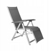 Kettler Metal Grey Deckchair (Skladacie slnečné lôžko záhradné stoličky Kettler Basic Plus)