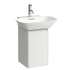 Laufen BASE skrinka pod umývadlo 32x34x52 cm,1dvierka pravé,úchyt elox. Hliník,Biela Matná H4030221102601