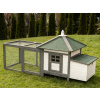 MyAnimal kurník MH-19 2.0 - 205,5 x 73 x 123 cm Farba: šedo/biela