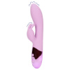 Shots Loveline Ultra Soft Silicone Rabbit Vibrator Exotic Fucshsia silikónový vibrátor na bod G a klitoris 21 x 3,8 cm