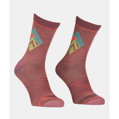 Ponožky ORTOVOX W´s Alpine light comp mid socks wild rose 39-41