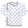 Dojčenská košieľka New Baby Classic II sivá s hviezdičkami 68 (4-6m)