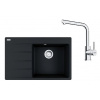 Franke Sety - Kuchynský set G250O, fragranitový drez CNG 611-78 TL/7 a batéria FS 3230.031, ónyx/chróm 114.0700.685