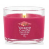 Yankee Candle votív v skle - Santa On Skis 37 g