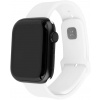 FIXED Silicone Sporty Strap pro Apple Watch 42/44/45mm bílý FIXSST2-434-WH