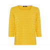 Tchibo - Štruktúrovaný pulóver Olsen s 3/4 rukávmi - pre dámy - veľ. 42 - farba: žltá