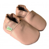 Hopi Hop Kožené capáčky Barefoot Veľ. XXL (2-3 roky) Sv. ružové