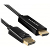 AXAGON adaptér z DisplayPort na HDMI verzia 1.4/RVD-HI14C2/4k/30Hz/1,8m