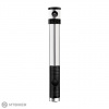 Crankbrothers Klic HV minipumpa, strieborná