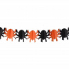 DEKORATÍVNA GIRLANDA NA HALLOWEEN, TEKVICA/PAVÚK, DLHÁ 3 METRE