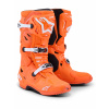 Boty TECH 10 SUPERVENTED, ALPINESTARS (oranžová fluo/černá/bílá, vel. 44,5)