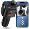FM TRANSMITER DO AUTA BLUETOOTH RÝCHLA NABÍJAČKA MP3 SD 2 x USB + USB C