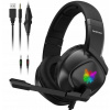 ONIKUMA K19 HERNÉ SLÚCHADLÁ DO UŠÍ RGB ČIERNE