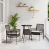 zahrada-XL 3-dielny záhradný jedálenský set béžový poly rattan 3334949