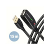 AXAGON ADR-215, USB 2.0 A-M - A-F aktivní prodlužovací / repeater kabel, 15m