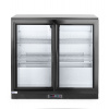 Barová chladnička s dvojitými posuvnými dverami, Arktic, 158L, Čierna, 220-240V/160W, 900x520x(H)865mm