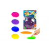 Teddies Fidget červík meniaci tvar antistresový plast 13cm 6 farieb na karte