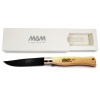 MAM Douro 5004 Black Titanium Zavírací nůž s pojistkou - buk, 7,5 cm