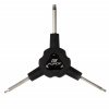 FORCE kľúč Y torx trojstranný T20/ T25/ T30, čierny