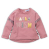DIRKJE Mikina D-LOVE 80 Dark old pink D36329-35-80