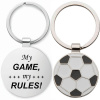 Prívesok na kľúče futbalová lopta – my game, my rules!