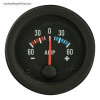 AUTOSTYLE Classic ampérmeter -- rozsah -60A až +60A montážny priemer 52 mm -- biele osvetlenie čísel