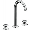 Axor One Select - 3-otvorová umývadlová batéria 170 s odtokovou súpravou Push-Open, chróm 48070000