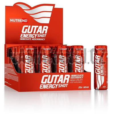 Nutrend Gutar Energy shot 20x60 ml ODBĚRNÁ MÍSTA SK od 75.5e ZDARMA
