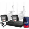 WiFi KAMEROVÁ SADA 4MPx Hybridné svetlo HILOOK BY HIKVISION WIFIKIT-B4-4CH