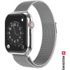 SWISSTEN milánsky ťah remienok pre Apple Watch 42-44 mm strieborná 46000212