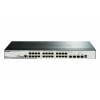 D-Link DGS-1510-28P sieťový prepínač Riadený L3 Gigabit Ethernet (10/100/1000) Podpora napájania cez Ethernet (PoE) Čierna (DGS-1510-28P/E)