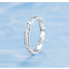 For Silver Prsteň s vločkami a zirkónmi - Striebro 925 Velikost prstenu: 51,9mm
