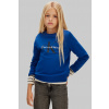 Detská bavlnená mikina Calvin Klein Jeans IU0IU00714.128.176.PPY2 modrá 176