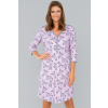 Dámska nočná košeľa Ovečky s rozopínaním XL Ružová