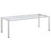 KETTLER Stolová kostra EDGE 220x95cm - strieborná