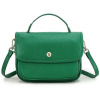 Contacts® dámska kožená kabelka Lorraine Zelená