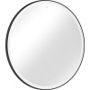 HANSGROHE Xarita Lite S zrkadlo s LED osvetlením v ráme, vypínač na stenu, priemer 900 mm, hĺbka 33 mm, rám matný čierny, 54967670