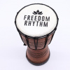 Malý bubon Djembe Pro - Rytmus slobody (vysoký) Ručný Výrobok - 30 cm