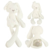 Plyšový maskot králik 49cm biela